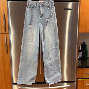 Distressed Light Blue Women's Jeans Size 3